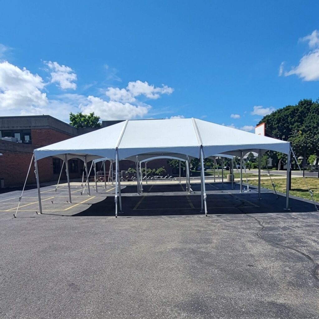 20x30 Keder Frame Tent rental for Western Springs IL events in ZIP code 60558