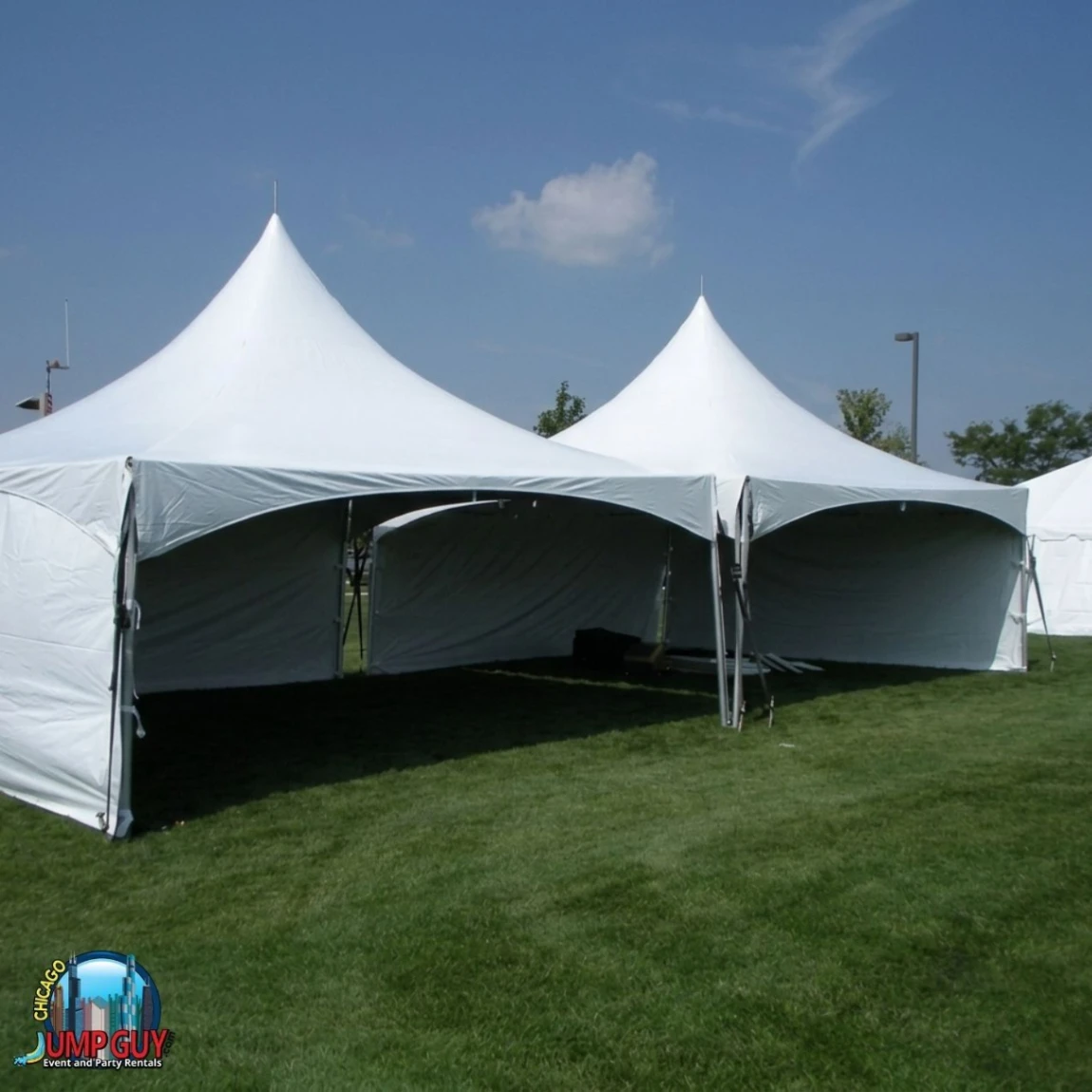 20x40 High Peak Frame Tent rental for Western Springs IL events in ZIP code 60558