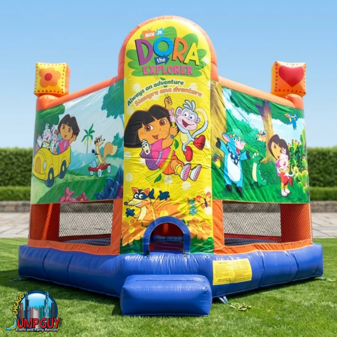 Dora the Explorer Jump rental for Western Springs IL events in ZIP code 60558