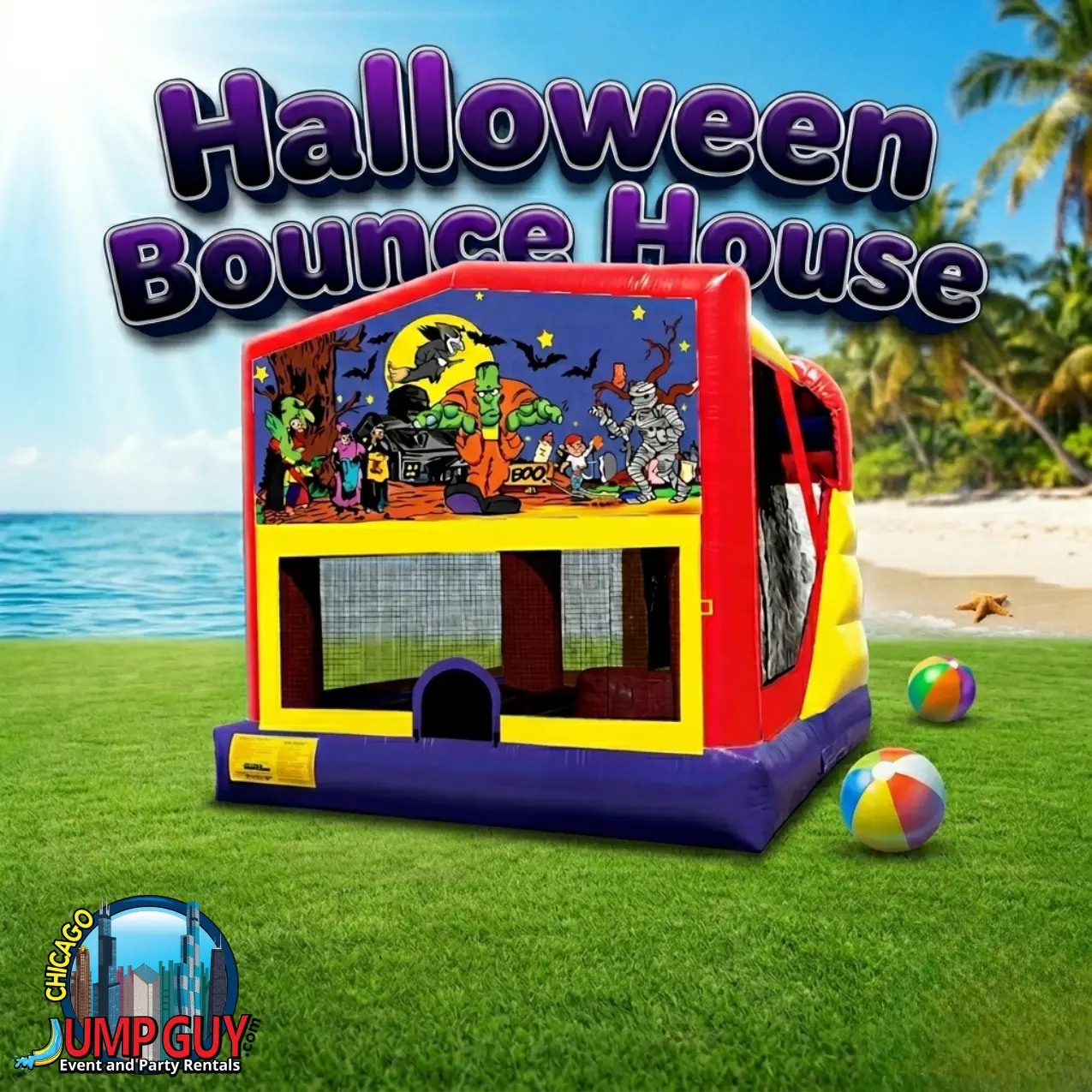 Halloween Bounce House rental for Western Springs IL events in ZIP code 60558