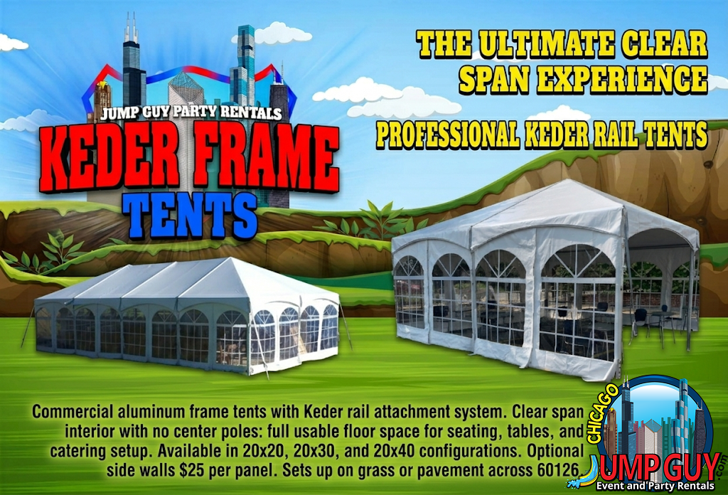 High Peak Frame Tents rental for Western Springs IL events in ZIP code 60558