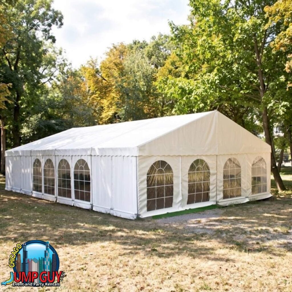 20x20 Keder Frame Tent rental for Western Springs IL events in ZIP code 60558