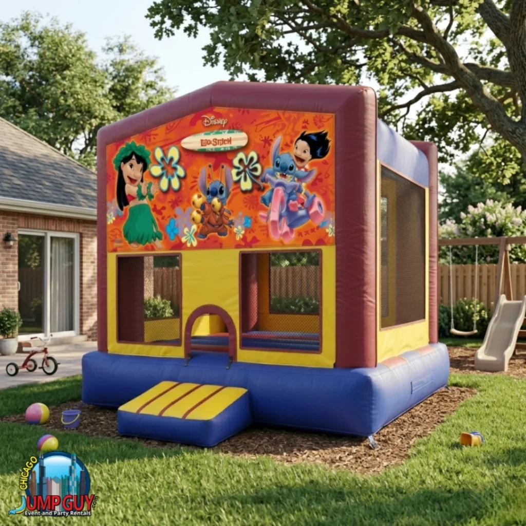 Lilo & Stitch Bounce House rental for Western Springs IL events in ZIP code 60558