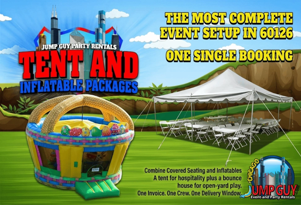 Tent Side Walls & Lighting rental for Western Springs IL events in ZIP code 60558